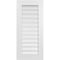 Ekena Millwork Vertical Surface Mount PVC Gable Vent: Functional, w/ 3-1/2"W x 1"P Standard Frame, 18"W x 40"H GVPVE18X4001SF - alternate 1